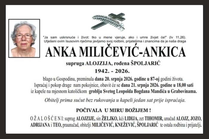 Anka Miličević – Ankica