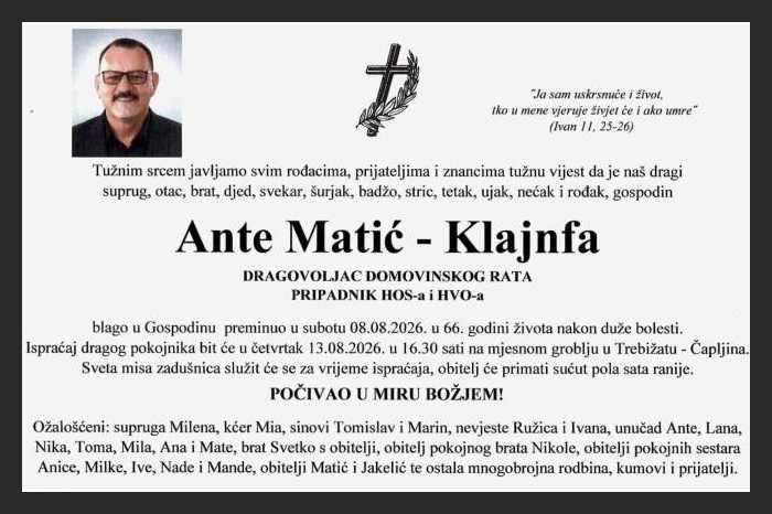 ANTE MATIĆ – Klajnfa