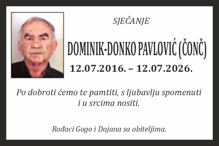 Dominik-Donko Pavlović (Čonč)