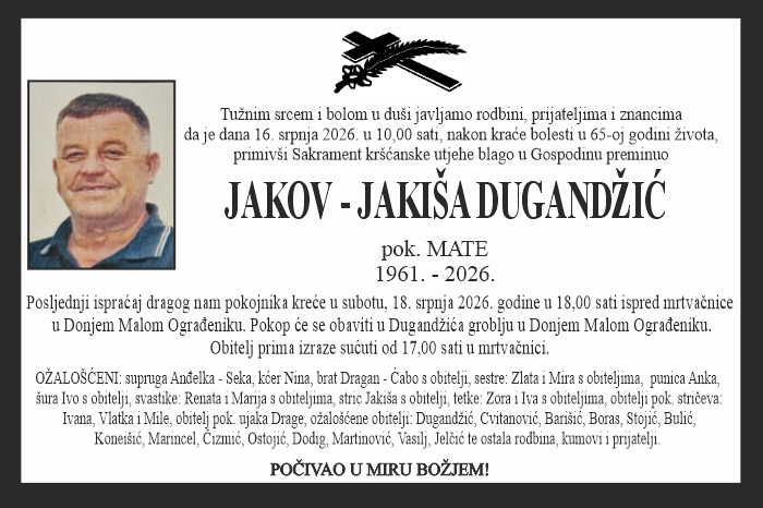 Jakov – Jakiša Dugandžić