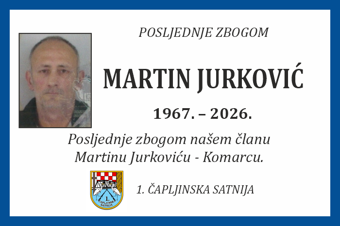 Osmrtnica: Martin Jurković
